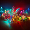 PRECORN 100 Stück LED Ballons Party Lichter Blinkende Mini Ballonlichter Feier