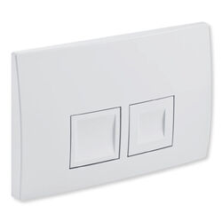 Geberit Betätigungsplatte Delta50 neu D35 für UP100 weiß-alpin WC Drückerplatte