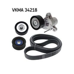 1x Keilrippenriemensatz SKF VKMA 34218 passend für FORD MERCEDES-BENZ VOLVO