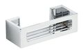 WENKO Wandablage Bralia Turbo-Loc Duschregal Chrom ohne Bohren Kunststoff ABS