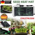 Heizmatte mit Thermostat Sämling Pet Reptile Wärmematte Pflanzen Heizkissen DHL