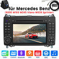 Autoradio Für Mercedes-Benz A/B Klasse/Vito W169 W639 W245 GPS Navi DAB+ SWC USB