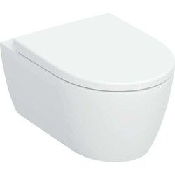 Geberit iCon Set Wand-WC Tiefspüler, geschlossenes Keramikdesign, TurboFlush,