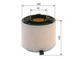 Luftfilter BOSCH F 026 400 677 Filtereinsatz für AUDI A5 Sportback F5A F5F F53