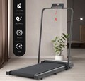 Kompaktes intelligentes faltbares Laufband mit Not-Aus-Griff für Zuhause