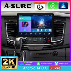 DAB 13.1" Android 14 4+64G CarPlay Autoradio GPS Für Ford Transit Custom Tourneo