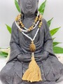 Lange Kette Hippie Boho Ibiza Beach Quaste Bohemian Glasperlen Peace 84cm K253