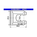 ATE Halter für Bremsschlauch für ATE Halter für Bremsschlauch 24.5004-0003.1