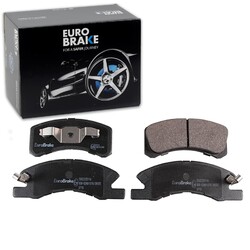 EUROBRAKE BREMSBELÄGE SATZ VORDERACHSE PASSEND FÜR DAIHATSU CUORE TREVIS