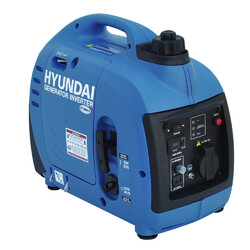 Inverter-Stromerzeuger Benzin Generator Not-Stromaggregat HYUNDAI HY1000Si D1kW Leistung, ECO Modus, Niedrigöl-Schutz, Top Qualität