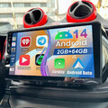 Apple Carplay Autoradio Für Mercedes Benz Smart Forfour Fortwo 453 Android14 GPS