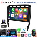 4+64G Android13 Autoradio DAB Carplay Für Porsche Cayenne 9PA 02-10 KAM GPS WIFI