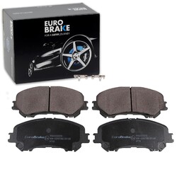 EUROBRAKE BREMSBELÄGE SATZ VORDERACHSE PASSEND FÜR NISSAN QASHQAI RENAULT