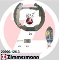 ZIMMERMANN BREMSBACKENSATZ VORMONTIERT 203mm passend für FORD FOCUS 