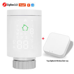 Tuya Zigbee SMART Heizkörper Thermostat Set Ventil Heizung Alexa Google WLAN App