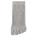 5 Packung Damen Low Cut Baumwolle Fünf Finger Zehensocken Knöchel Sport  /