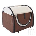 Hundebox Hundetransportbox Haustierrucksack mit Kissen faltbar