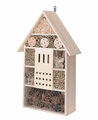 Insekten Hotel XL natur - 51cm - Bienen Schmetterling Holz Haus Nisthilfe