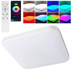 Deckenleuchte Panel Deckenlampe RGB LED Wohnzimmerlampe dimmbar Fernbedienung