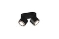 TRIO-Leuchten Deckenspot TAURUS BHT 18x10.60x8.70 cm schwarz Strahler