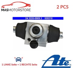 RADBREMSZYLINDER TROMMELBREMSE PAAR ATE 243220-09093 2PCS P FÜR VW PASSAT