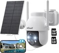 ieGeek 2K HD Überwachungskamera Aussen Akku Solar Kabellose WLAN Nachtsicht CCTV
