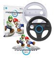 Mario Kart Wii Bundle mit 2 Lenkräder / Wheel - Fun Racer für Nintendo Wii