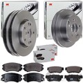 NK BREMSSCHEIBEN + BELÄGE VORNE + HINTEN passend für HYUNDAI TUCSON JM nur 2WD