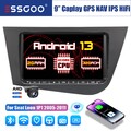 9" Android 13 Carplay Autoradio GPS NAV Kamera 2+32G Für Seat Leon 1P1 05-2011