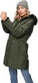 Killtec Damen Funktionsparka Jacke 8.000mm Wassersäule Kapuze (Khaki, 36) P1887