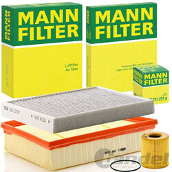 MANN FILTERSET  passend für LAND ROVER DISCOVERY L550 EVOQUE L538 FREELANDER 2