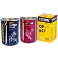 FILTRON OE672/6 Ölfilter MANNOL Spülung + Additiv Öl für BMW 1 F70 2 F45 F74
