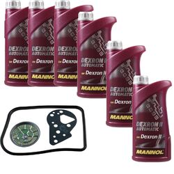 6 L MANNOL Dexron II Getriebeöl MANN Getriebeölfilter für Audi 80 2.0 100 VW