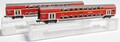 Fleischmann 862705K/862811K 2er Set Doppelstockwagen RE1 Norddeich Mole, neu OVP