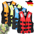 Schwimmweste Kinder Erwachsene Feststoff Rettungsweste Schwimmhilfe Pfeife NEU