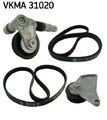 SKF VKMA 31020 Keilrippenriemensatz für VW PASSAT Variant (3B6) PASSAT (3B3)