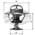 GATES (TH04282G1) Thermostat, Kühlmittel für FIAT FORD LANCIA MAZDA NISSAN