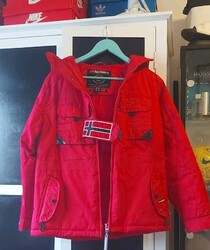 Geographical Norway Red Puffer AGE14, FITS XS MAN - See Photos For Any Marks