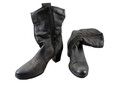 Tamaris Damen Schuhe Stiefel Gr. 38 Braun Leder gefüttert Boots Winter (21315)