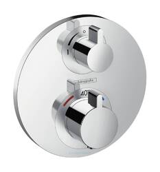 Hansgrohe Thermostat Unterputz Ecostat S Fertigset 1 Verbraucher chrom