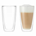 montana: :enjoy Doppelwandbecher 2er Set Thermoglas Doppelwandig Glas 180 ml