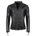 PAULGOS Herren Lederjacke Echtes Leder Jacke Echtleder Übergangsjacke Design 2