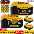 Für DeWalt Akku 18V 9,0/8,0 Ah XR Li-Ion Batterie DCB182 DCB184-XJ DCB184 DE