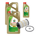 FEBI Ölfilter 11L Castrol EDGE Titanium FST 5W-30 LL für Audi A6 Avant 4G5 C7