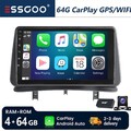 4Core 4+64G Android14 Carplay GPS NAVI BT DAB+KAM für RENAULT CLIO MK3 2005-2011