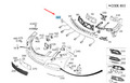 NEU MERCEDES-BENZ E W212 VORDERE STOßSTANGE KABELBAUM A2124401952 ORIGINAL