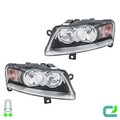 Scheinwerfer-Set links/rechts H7 HELLA für AUDI A6 Avant (4F5, C6)