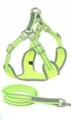 Neu Hundegeschirr inkl. Leine L rosa Brustgeschirr soft Mesh Stepln reflekt. L
