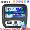 Für Opel Vivaro B Fiat Talento DAB+ CarPlay Autoradio 32G Android 14 GPS RDS KAM