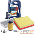 INSPEKTIONSPAKET FILTERSATZ SET A+5L EUROLUB 5W-30 FÜR MERCEDES A-KLASSE W169